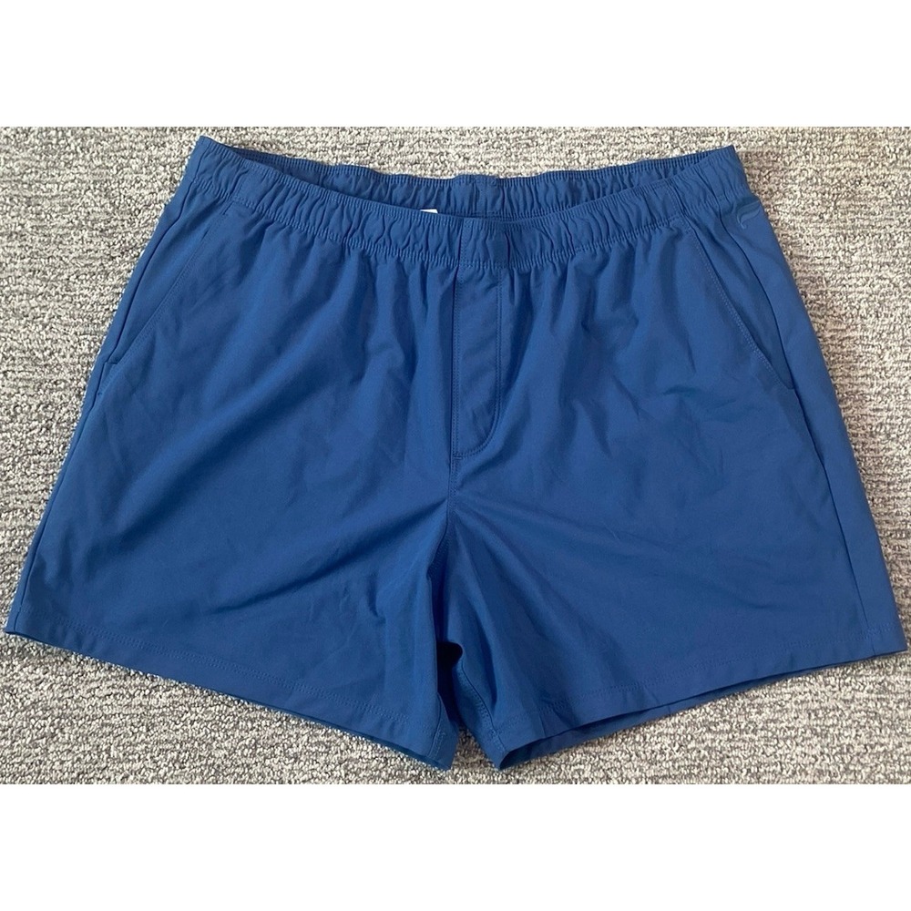 Fabletics Shorts Mens XL Fundamental 6" Blue Unlined Athletic‎ Workout Gym